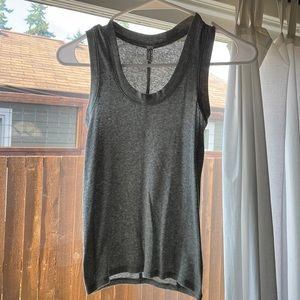 Grey Free People Intimates tank top in size XS